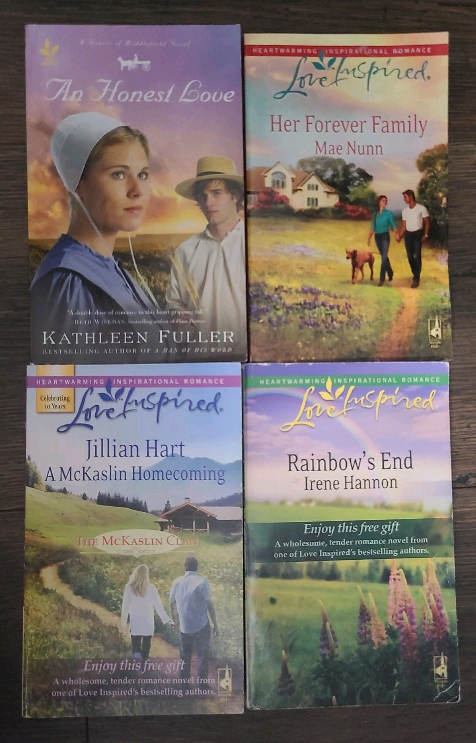 Love Inspired Romance Series; Lot Of 4 Books
