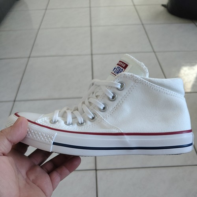 #ad Converse Chuck Taylor All Star Mid Madison Shoes 563511F White Womens Size 7 $40.00