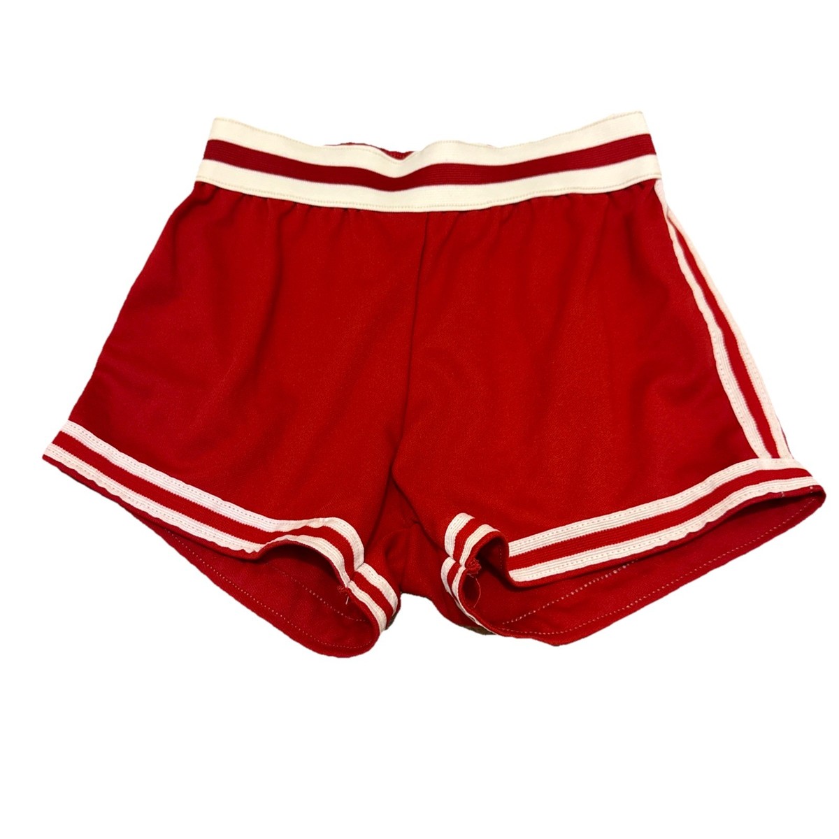 Vtg 70s 80s Wilson Shorts Athletic Basketball Gym Polyester Red Mens Small