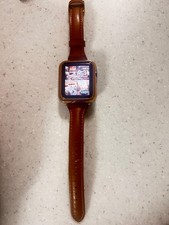 apple watch series 3 42mm with a brown band Optional