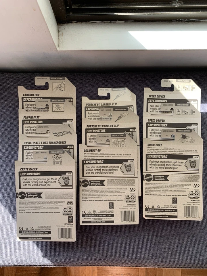 Hot Wheels EXPERIMOTORS SET OF 10 CARS-HARD TO FIND!! Brand New!!! - Image 2 of 2