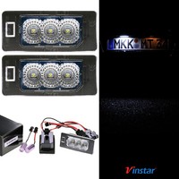 Vinstar Cree LED Kennzeichenbeleuchtung FüR VW Caddy Tiguan 5N Sportsvan Golf