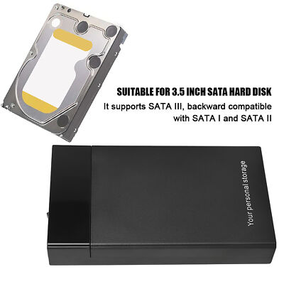 3.5'' USB3.0 10TB Externe Festplatte Tragbar PC Desktop Mobile Hard Disk Case