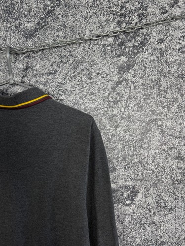 Herren Fred Perry Langarm Poloshirt Freizeit Baumwolle Piqué Größe L - Bild 10 von 13