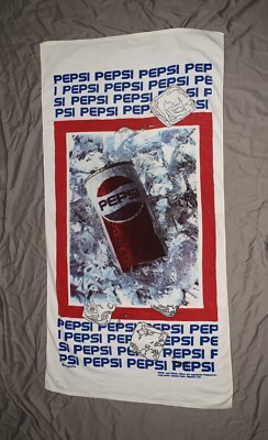 Classic PEPSI Pepsi-Cola Vintage beach towel Briggs