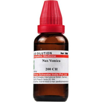 Willmar Schwabe India Nux Vomica 200 CH (30ml)