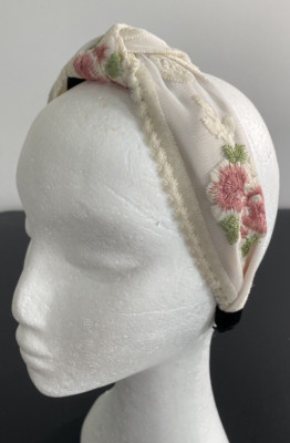 H003 - Ivory Floral Headband