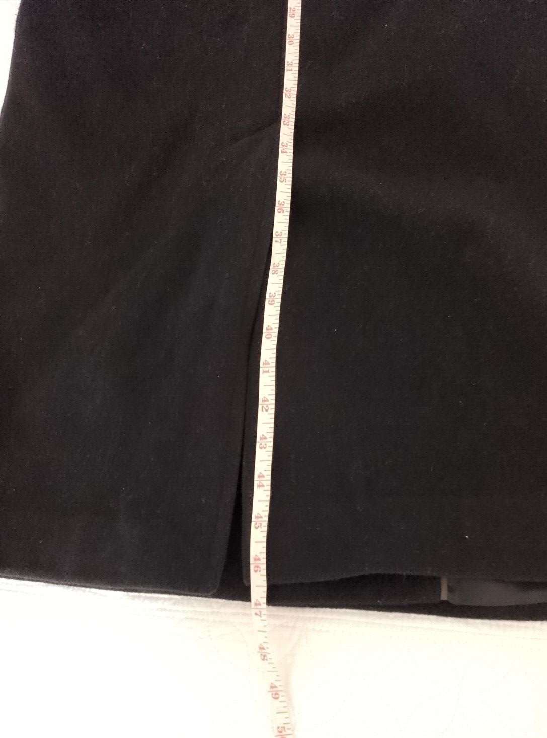 Men's Debenhams long, dark navy wool coat size S, 4042 inch chest eBay