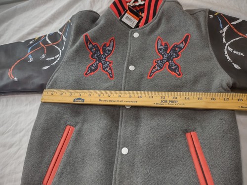 Brand X Terminator Movie Varsity Jacket NWT Size Y Large Embroidered Terminated - Picture 16 of 16