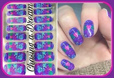 Color Nail Polish Strips, 16ct. CLASSY CLAW CUSTOM. CHASING THE DREAM