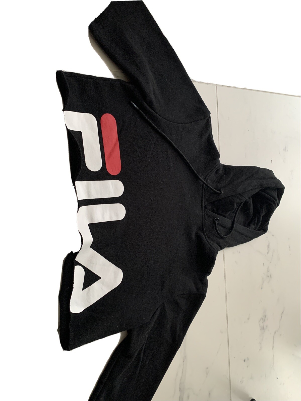 fila cropped hoodie In excellent condition