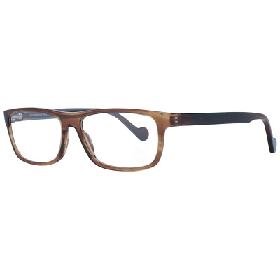 Moncler Brille Brillengestell ML5063 050 55mm - Herren braun rechteckig Vollrand