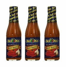 Pico Pica Mexican Hot Sauce 7 Oz Pack of 3