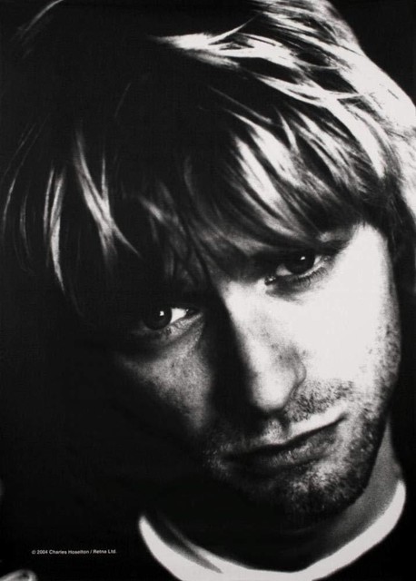 Kurt Cobain Nirvana Framed Rare 30 X 40 Cloth Fabric Poster Flag