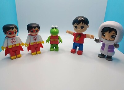 Ryan's World Figures Set 3 Ryan Gus Purple Eskimo Lot of 5