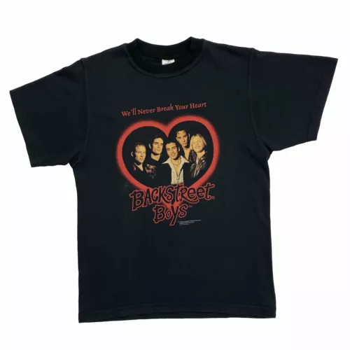 vintage backstreet boys (1996) "we'll never break your heart" t-shirt small image 2