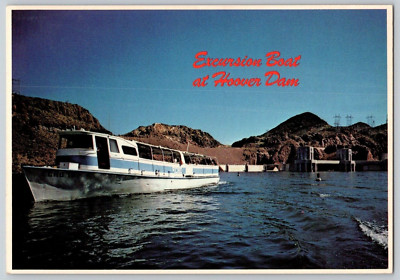 Continental Postcard~ Excursion Boat Tour Boat Echo~ Hover Dam, Boulder City, NV