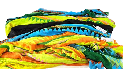 Stoff Stoffreste Schals 4 kg bunt gemischt Nähen Basteln Restepaket - Bild 5 von 12