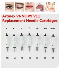 Disposable Tattoo Needle Cartridge For Permanent Makeup Artmex V8 V6 V11 V9 A3