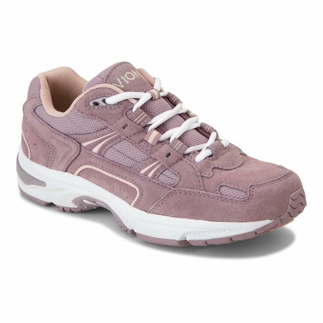 vionic women's suede walking sneakers