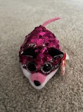 New! TY Teeny Tys JEWEL the Fox 4" FLIPPABLES SEQUINS