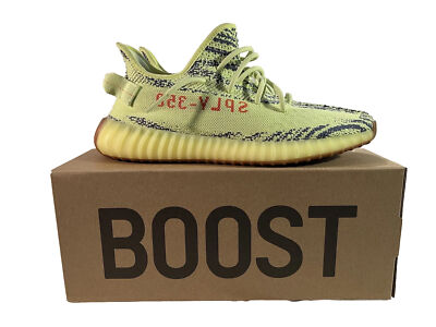 adidas YEEZY BOOST 350 V2 イエロー Adidas Yeezy Boost 350 V2 Butter Yellow Men's Sneakers Shoes