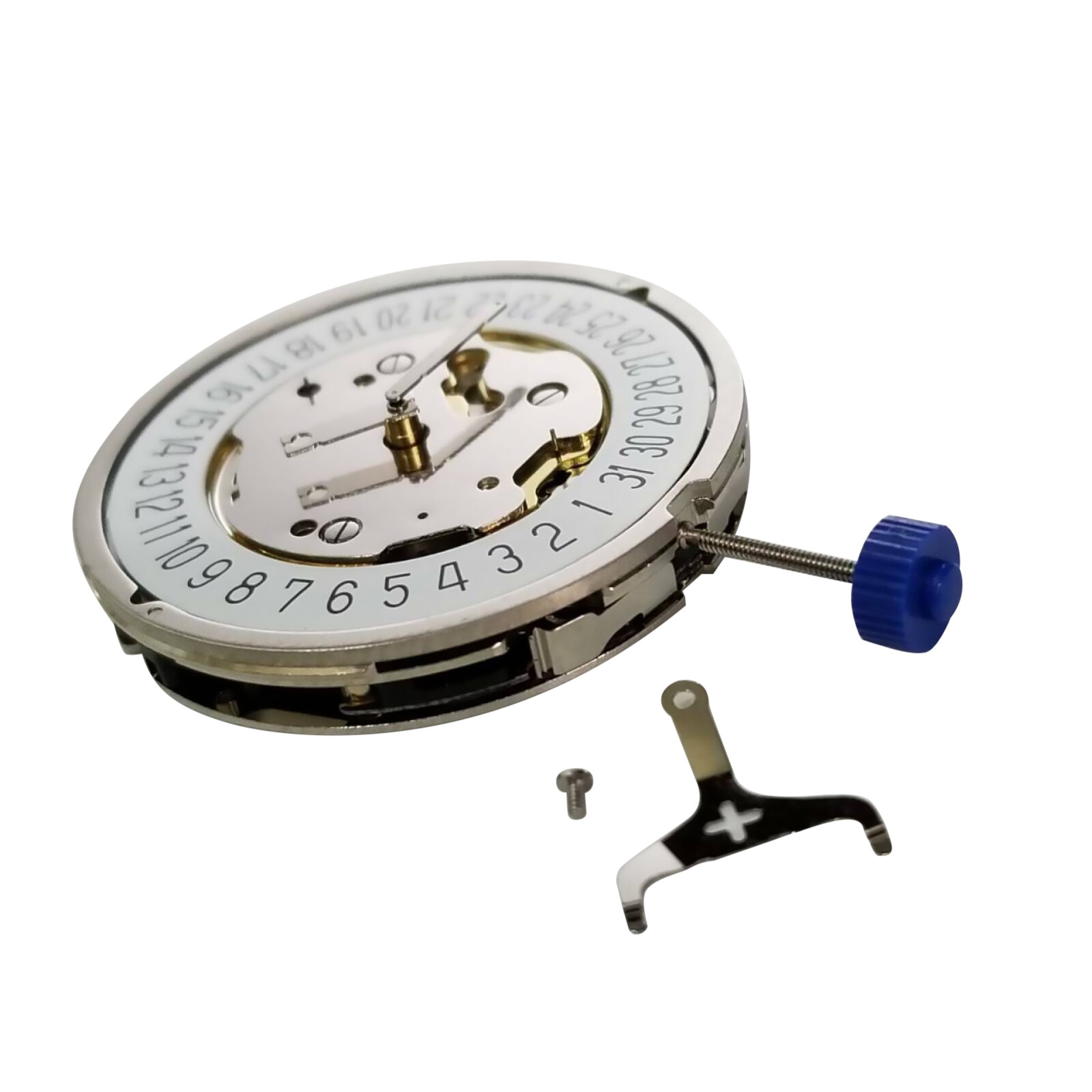 Quartz Watch Movement with Battery 5 Hands Single Calendar For RONDA 5021.D N