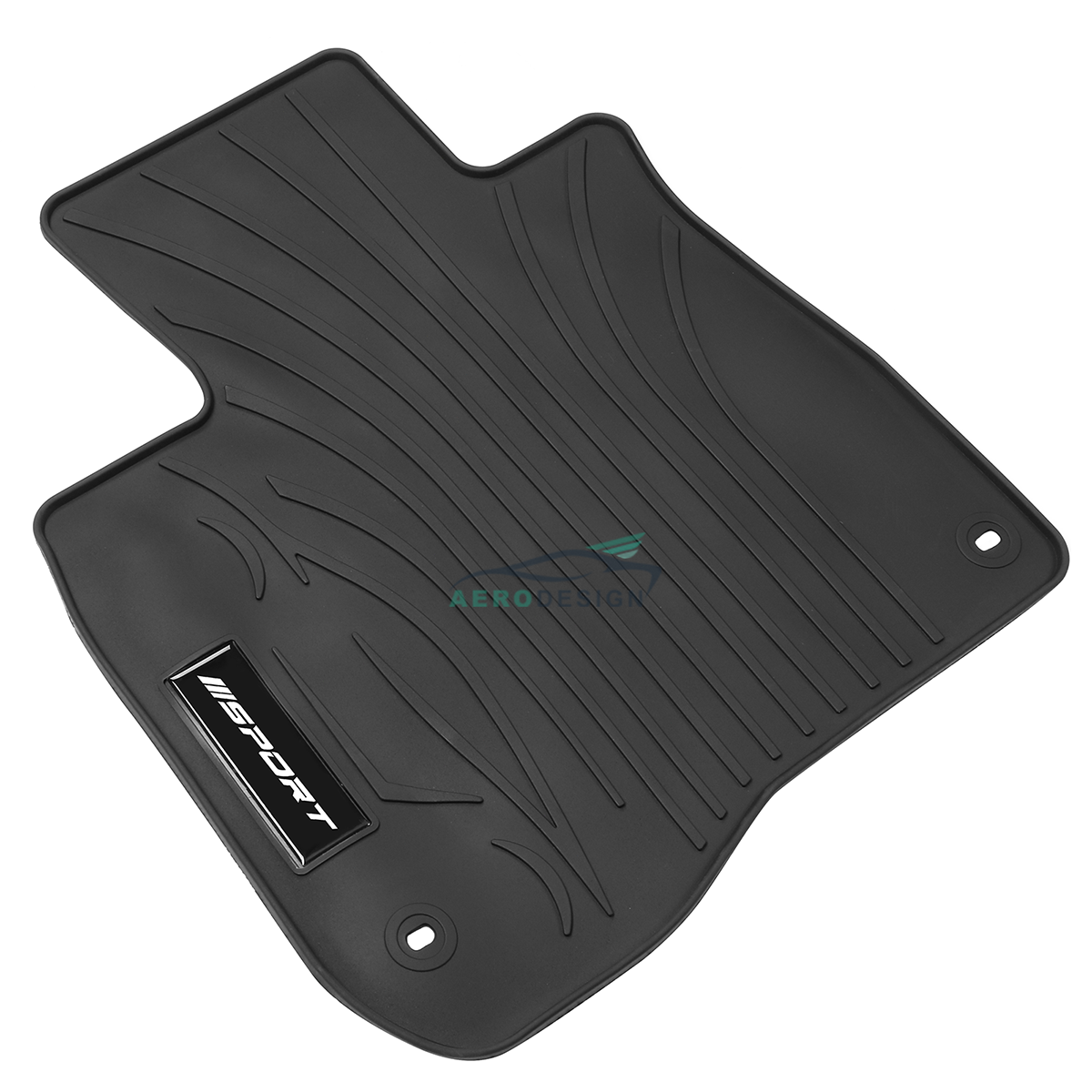 Fits 1722 Honda CRV Black Latex Floor Mats Antislip Carpet 3PCS with