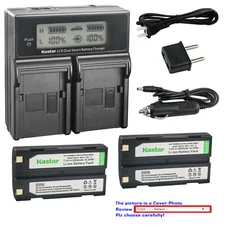 Kastar DLi1 Battery LCD Dual Fast Charger for Trimble R4, R6, R7, R8, R8 GPS