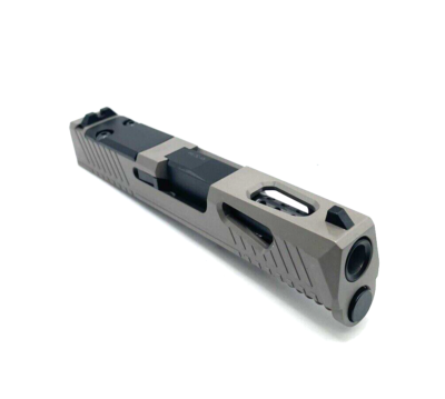 High Table Glock 43 43x Complete W3 Nickel Slide Micro RMSC Cut