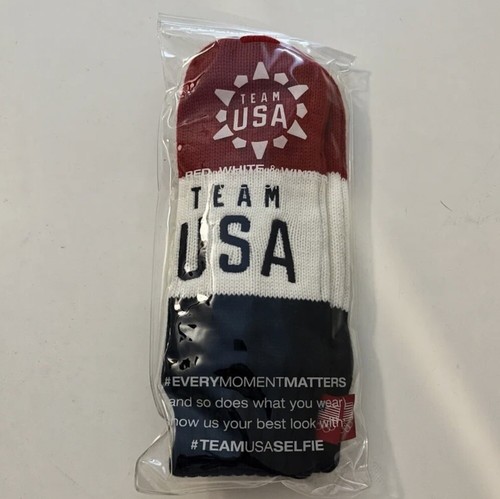 Team USA Olympics Adult Mittens Red White Blue Winter Gloves Officially Licensed - 第 1/5 張圖片