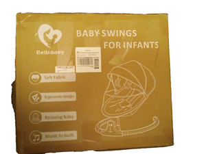 Bellabay Portable Baby Swing Musique intégrée, Gray