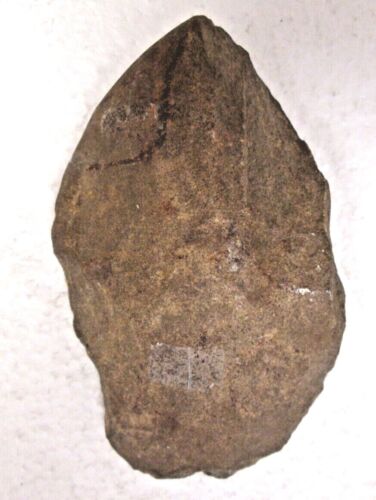 PEBBLE CHOPPER ANCIENT TOOL ARTIFACT GARONNE TERRACE FRANCE PALEOLITHIC PERIOD - Picture 1 of 6