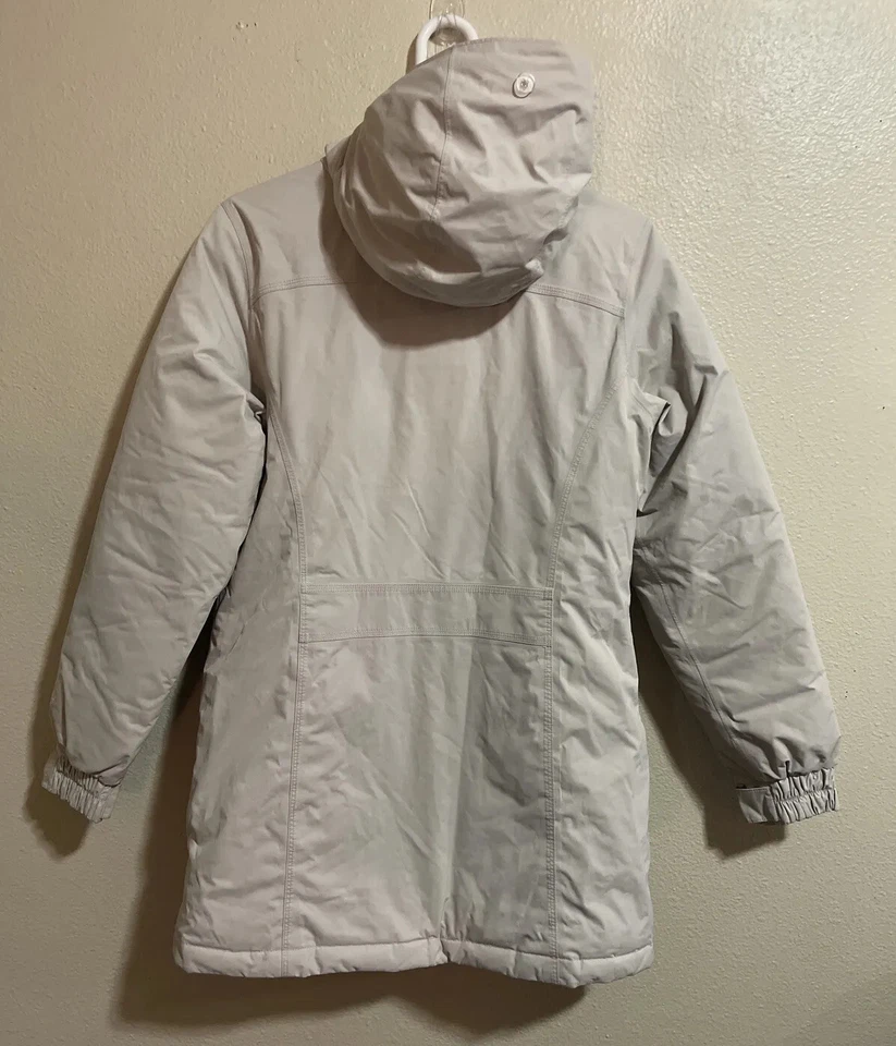 Women’s Parka Down Fill Hooded Jacket Mountain Hard Wear Size Small Coat. J815 - Image 3 of 4