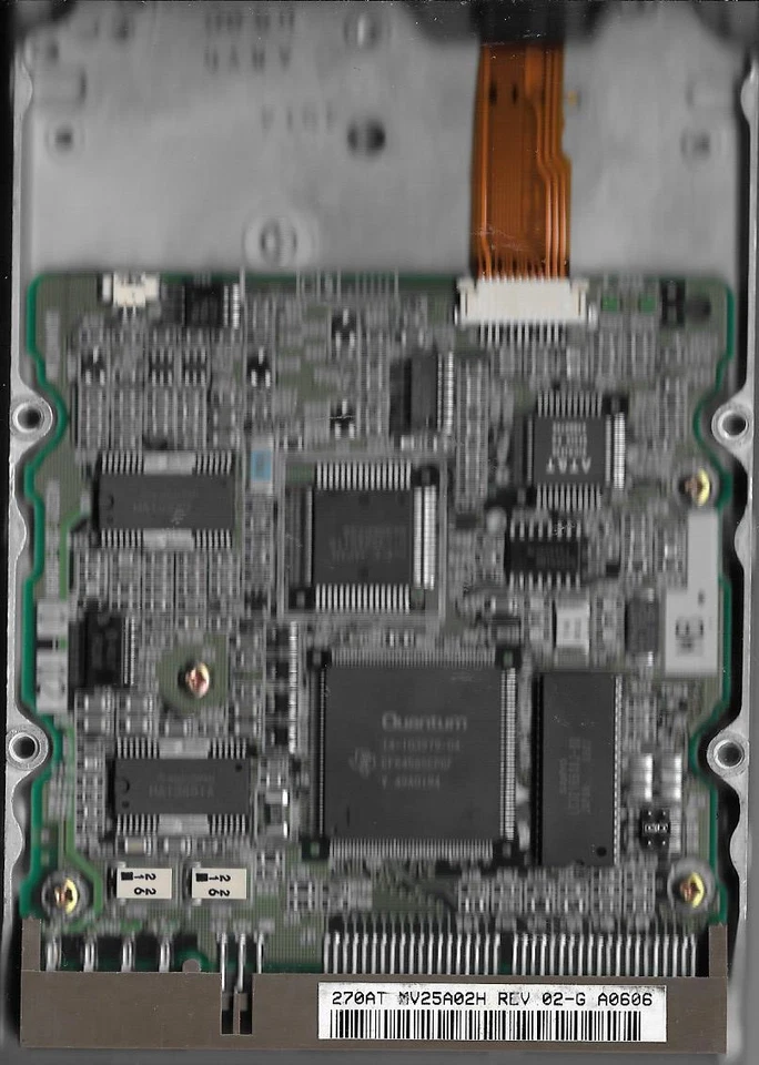 Quantum Apple Maverick Pro Drive 270AT 258MB IDE Hard Drive P/N: MV25A02H - Image 2 of 2