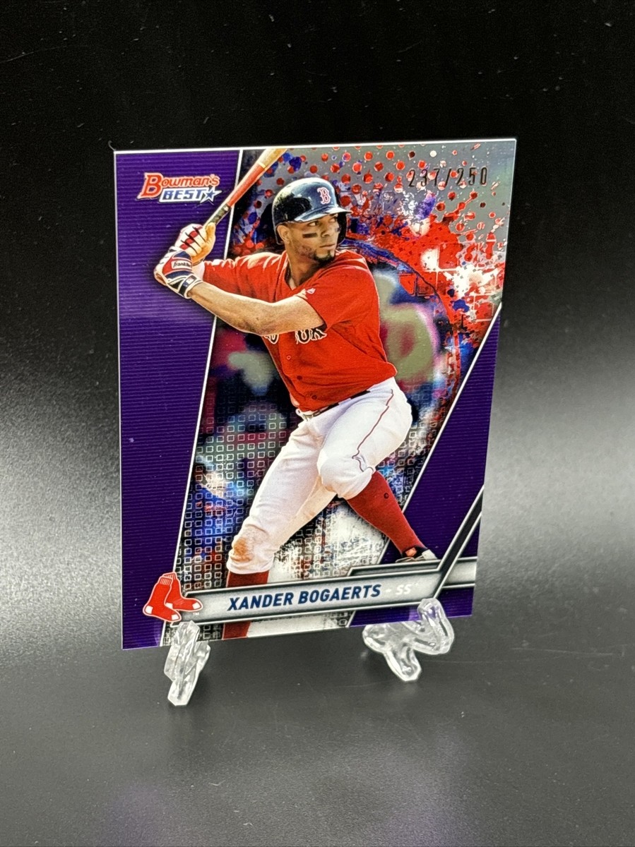 2019 Bowman's Best - Xander Bogaerts #39 Purple Refractor /250 for