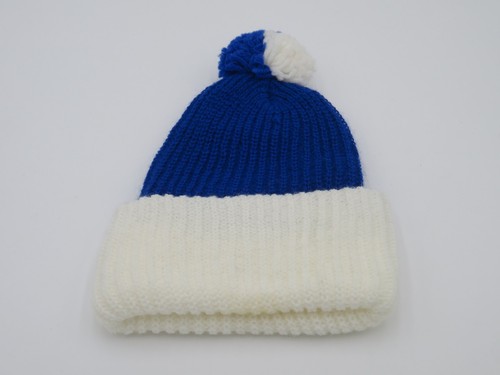 Vintage NWT 1975 NFL Football Baltimore Colts Winter Knit Pom Hat Indianapolis - Picture 2 of 2