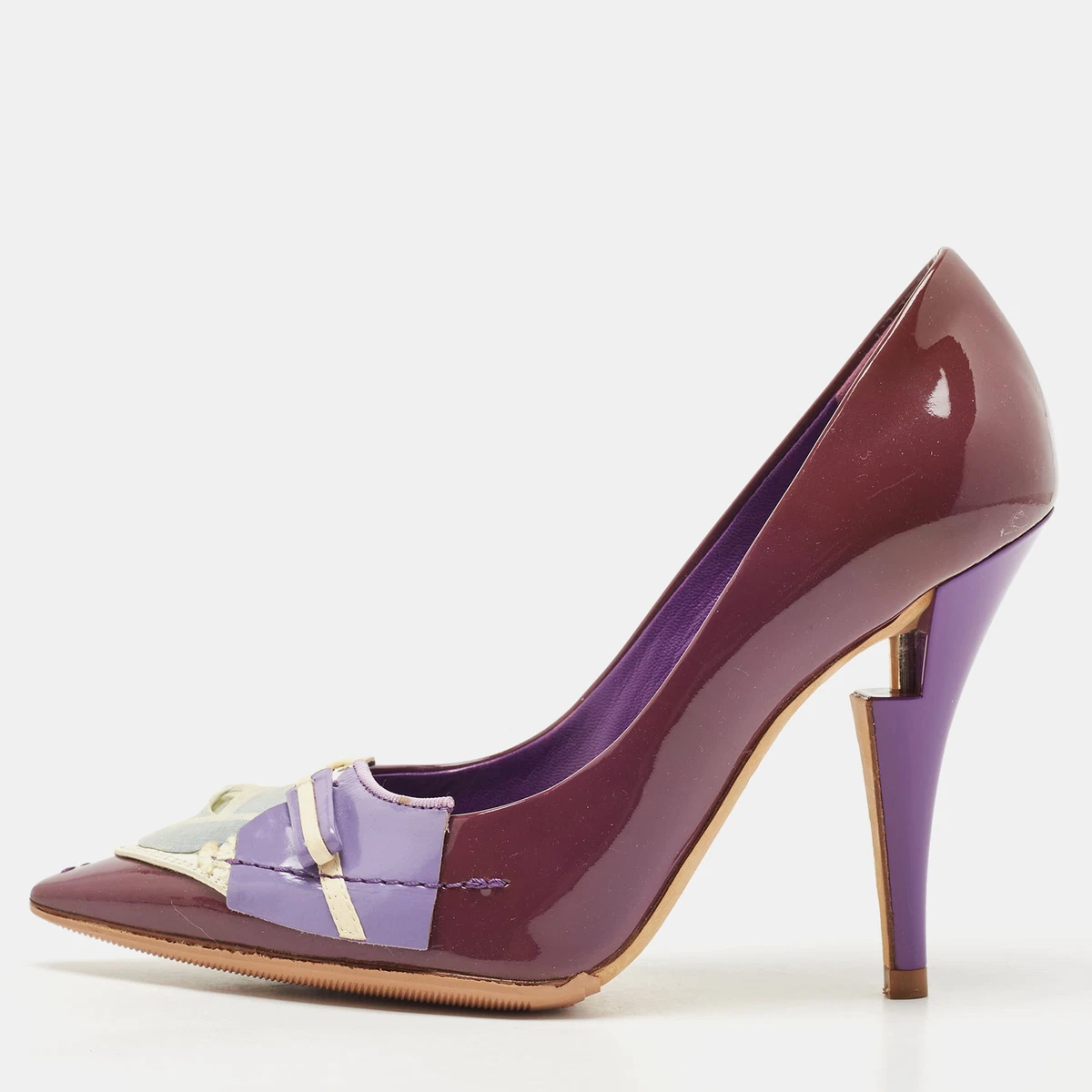 Lavender patent leather pumps sale