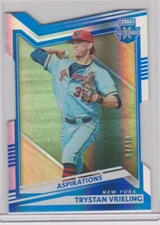 Trystan Vrieling 2022 Elite Extra Edition Aspirations Blue D.C. #D/10 Yankees🔥