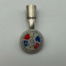 Vintage IAM Machinists + Aerospace Workers Union Pencil Clip   Q8