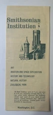 Vintage 1967 Smithsonian Institution Travel Brochure Excellent Condition 