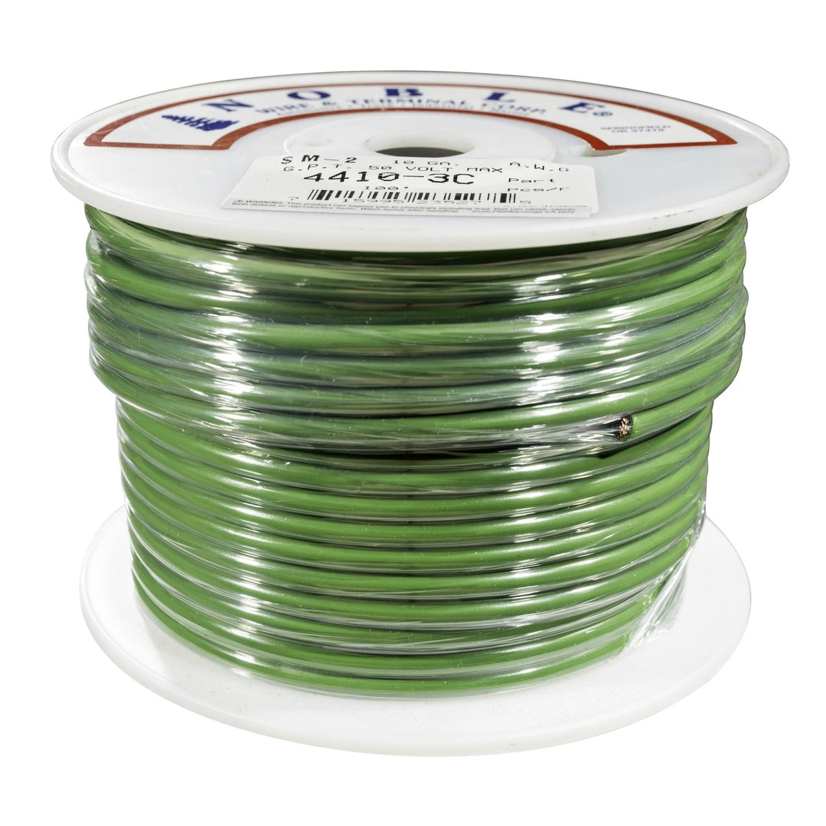 Noble 10 Gauge Primary Automotive Wire - GPT Stranded Copper, 10