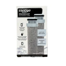 2-PACK CONTIGO FILTRATION Replacement Filter Cartridges for WELLS Water Bottle