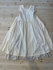nest Robe Linen Cotton 2way Vest  Cami Dress Set Natural Lagenlook Japan Made