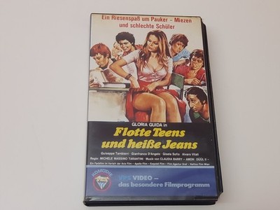 Flotte Teens und heiße Jeans 1975 VHS German PAL VPS Video Gloria Guida Liceale