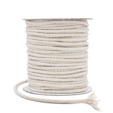 5mm Macrame Cord, 165Feet Braided Cotton Rope Thick Craft Twine for Macrame P...