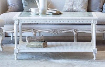 Rachel Ashwell Shabby Chic Couture Coffee Table Louis Cane Darcy