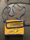 Vintage Pokemon Pikachu Gameboy Color Yellow Carrying Case Bag Pouch Strap