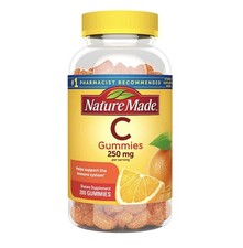 Nature Made Adult Gummies Vitamin C 200 Count Dietary Supplement Orange Flavor