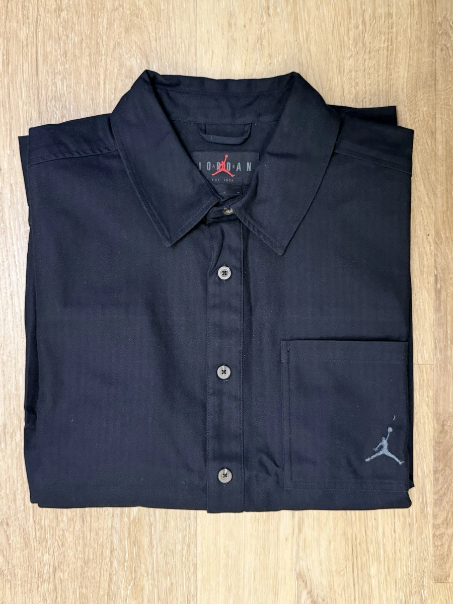 Jordan Polyester Button-Up Casual Button-Down Shirts for Men for